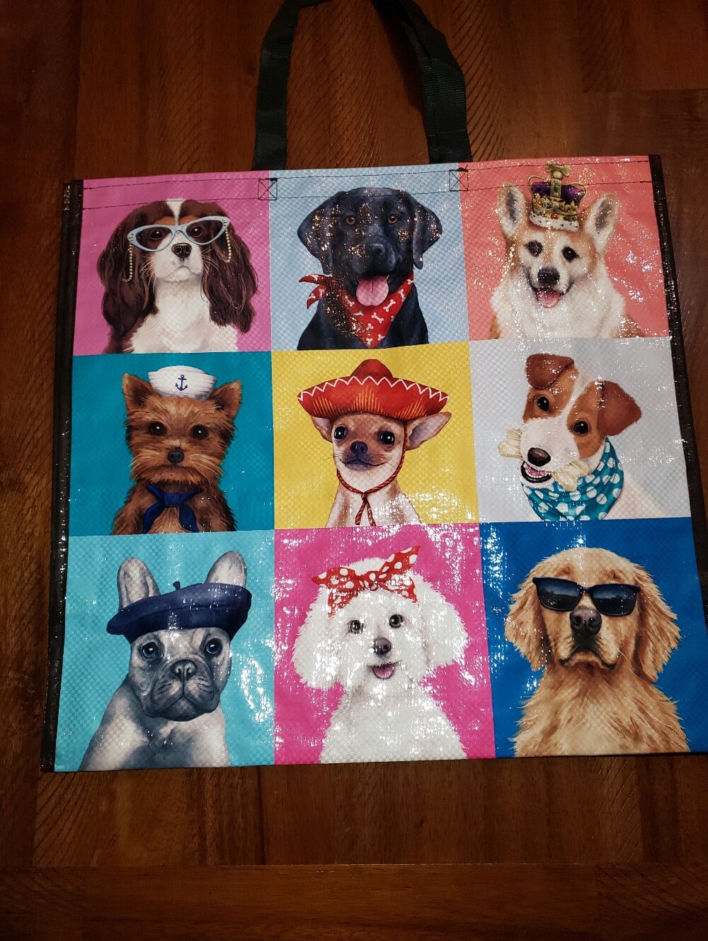 Reusable Dog Tote Bag